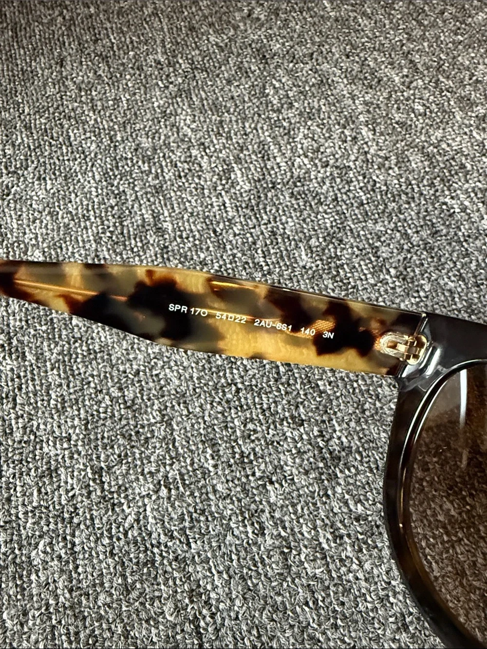 PRADA Sunglasses Tortoise Shell SPR 170 - 54-22-140 Made in Italy - Picture 11 of 12